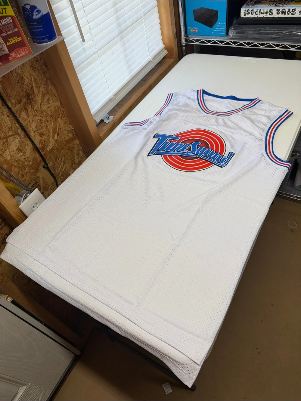 Jordan Black/White Jersey with Blue and Red Trim ( XXXL)